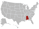 Alabama map