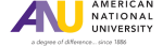 American National University logo